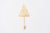 Gold Fretwork Pocket square & Lapelpin Gift Set