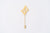 The Checky Gold - Bowtie & Lapelpin Gift Set